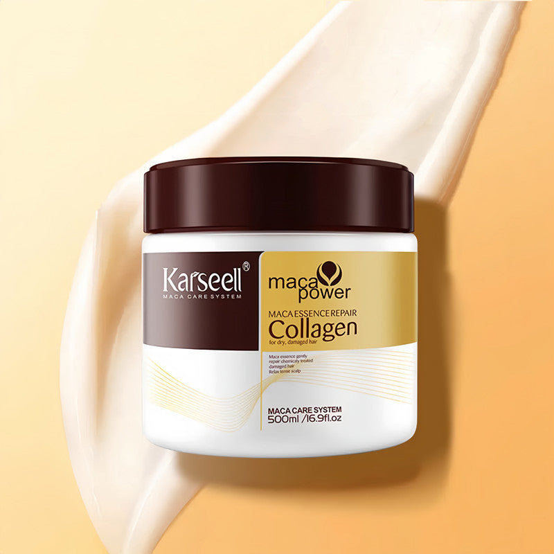 Masque Cheveux Karseel au Collagène – Réparation & Nutrition Intense