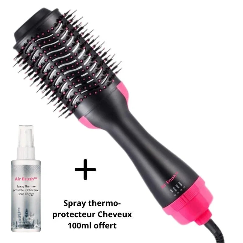 Brosse Soufflante Air Brush™ Révélez du volume instantané - Offre spéciale -30% + Sérum Capillaire Offert !
