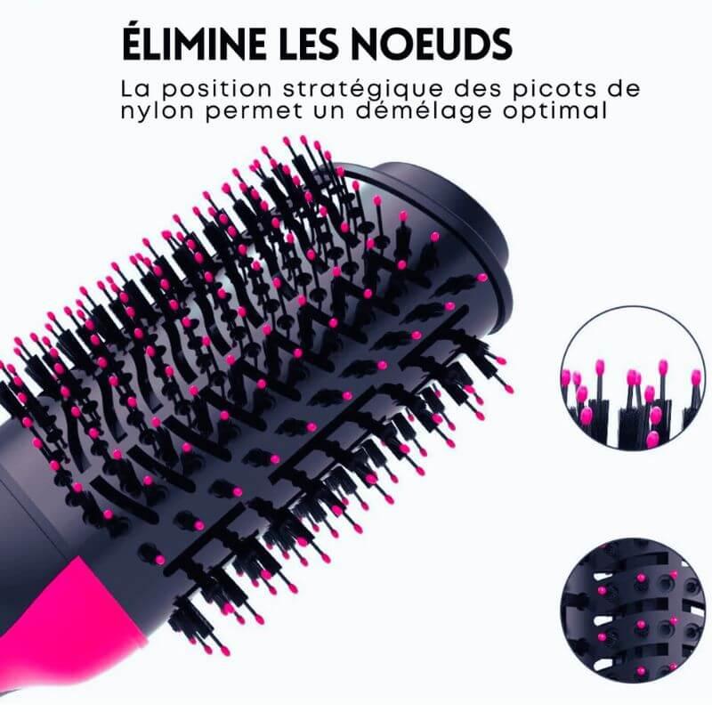 Brosse Soufflante Air Brush™ Révélez du volume instantané - Offre spéciale -30% + Sérum Capillaire Offert !
