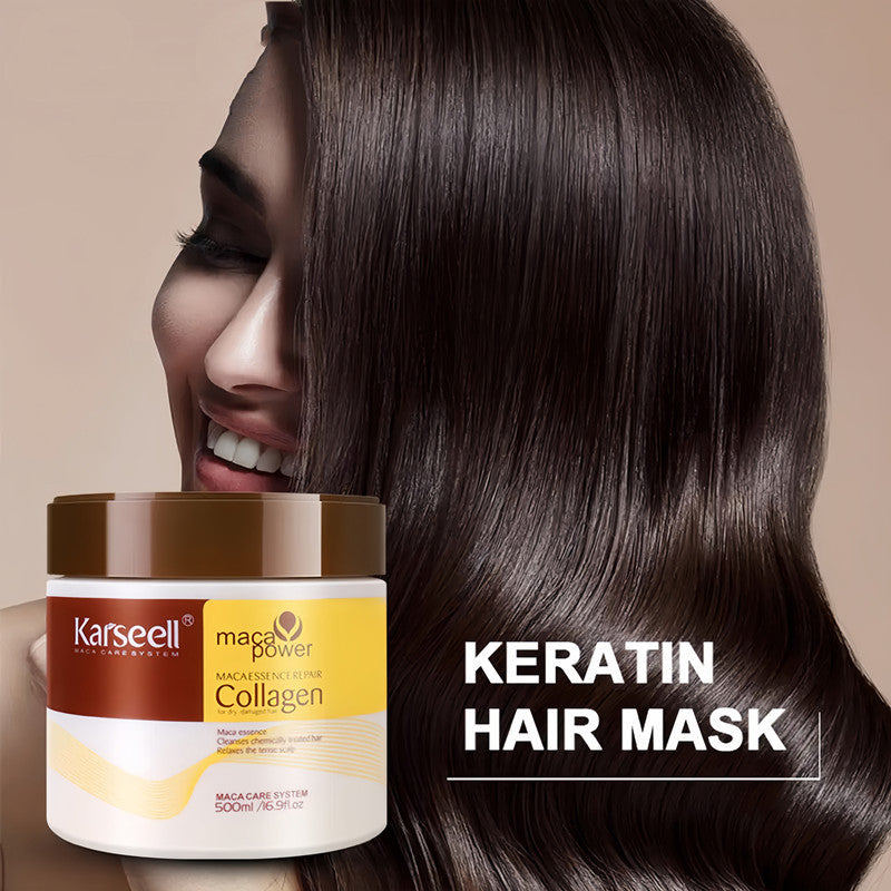 Masque Cheveux Karseel au Collagène – Réparation & Nutrition Intense