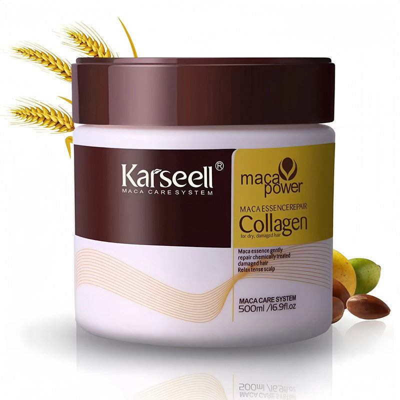 Masque Cheveux Karseel au Collagène – Réparation & Nutrition Intense