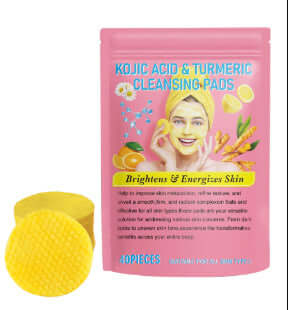 🧼 Éponge Nettoyante au Curcuma – Anti-Mélasma & Éclat Naturel ✨