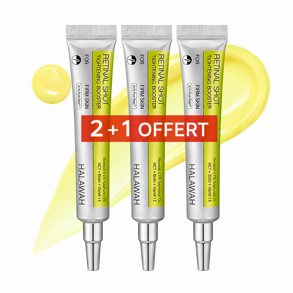 Retinal Shot HALAWAH — Sérum au rétinal 0,1 % pour les rides d’expression