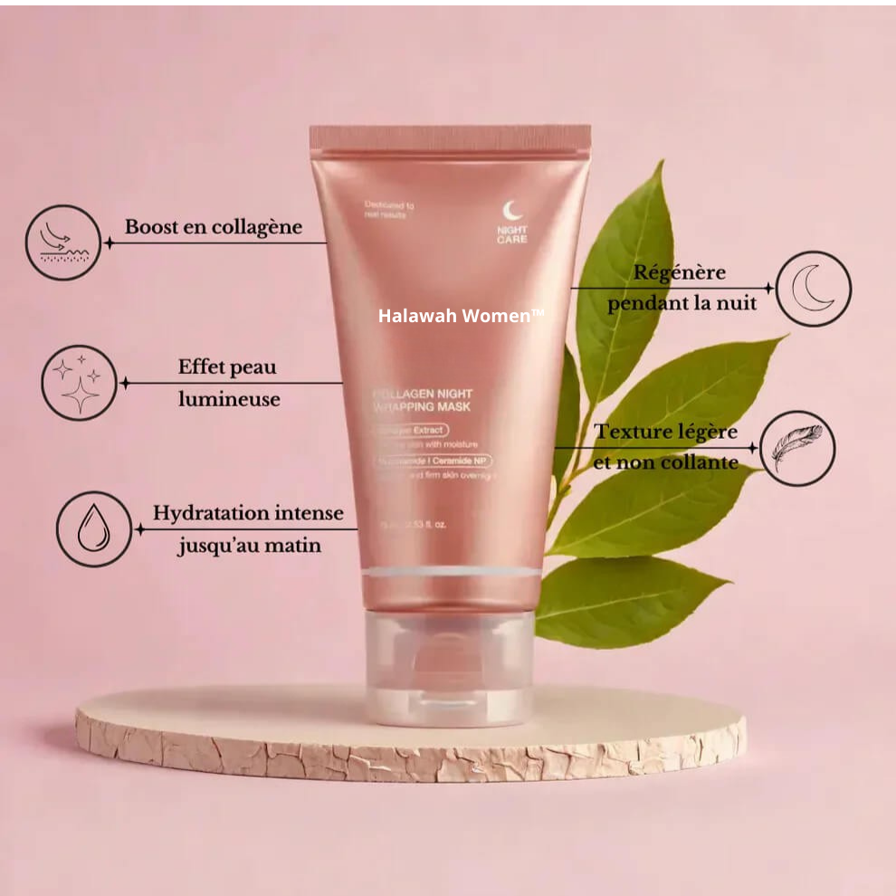 Masque de nuit Coréen Halawah- soin anti âge hydratant