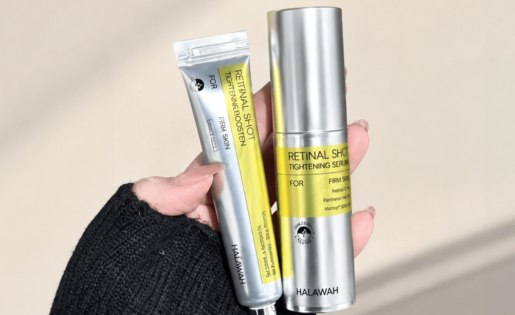 HALAWAH™ Coffret Retinal Shot – Duo ciblé rides d’expression