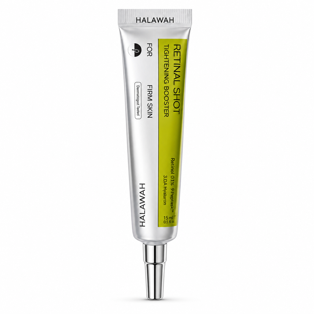 Retinal Shot HALAWAH — Sérum au rétinal 0,1 % pour les rides d’expression
