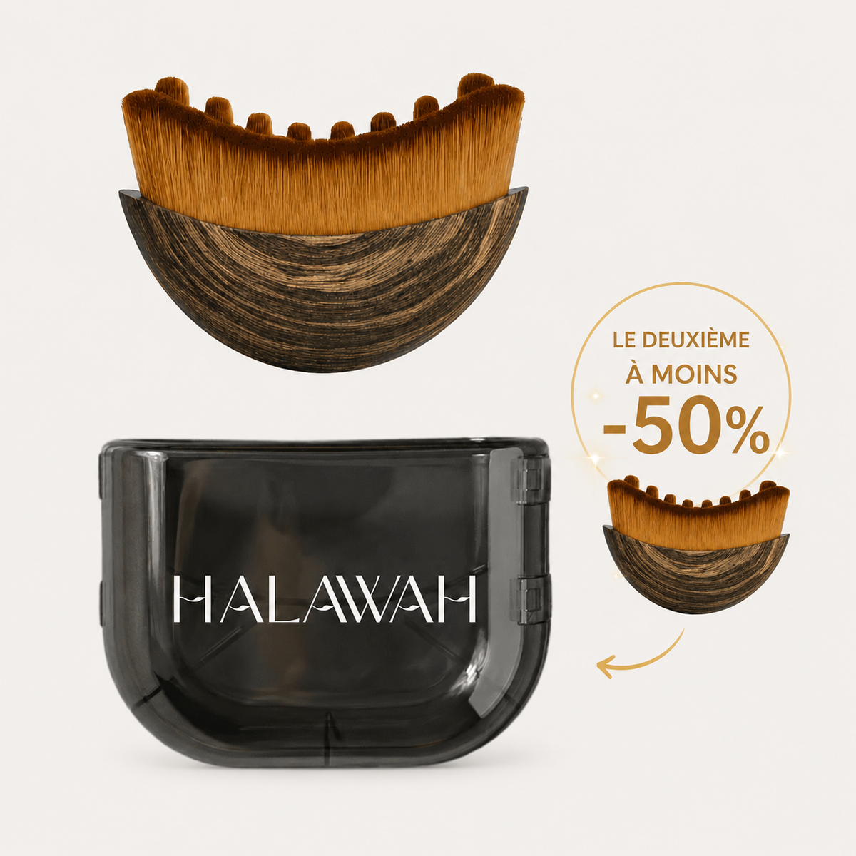 Lift Brush™ HALAWAH Pinceau de drainage lymphatique sculptant