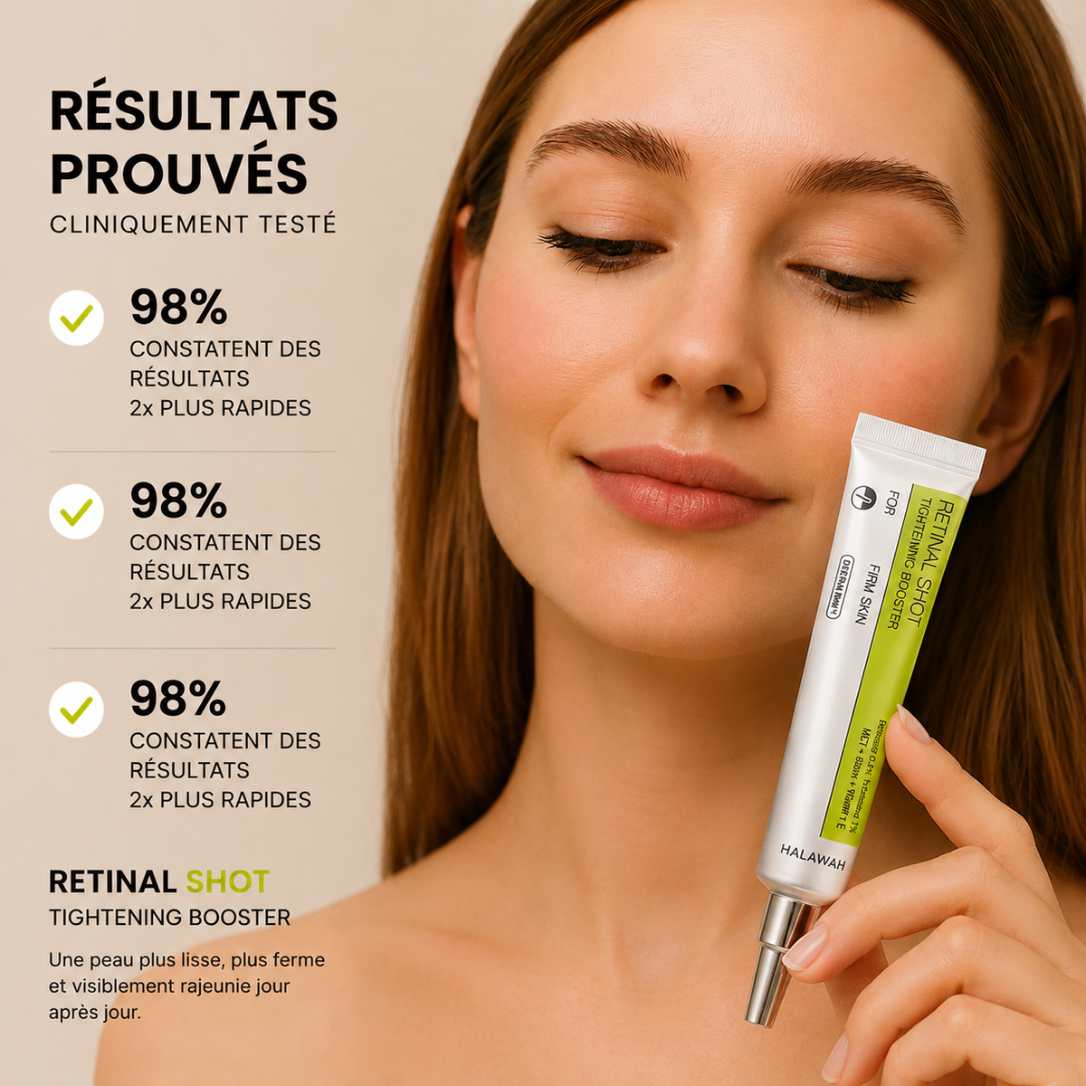 Booster Rétinal Shot – Cible les rides d’expression