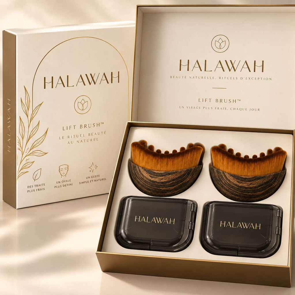 HALAWAH Lift & Sculpt™ Brosse lymphatique visage anti-gonflement & contours