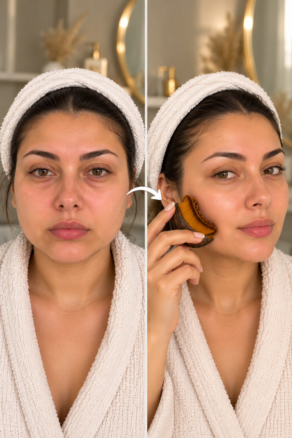 HALAWAH Lift & Sculpt™ Brosse lymphatique visage anti-gonflement & contours